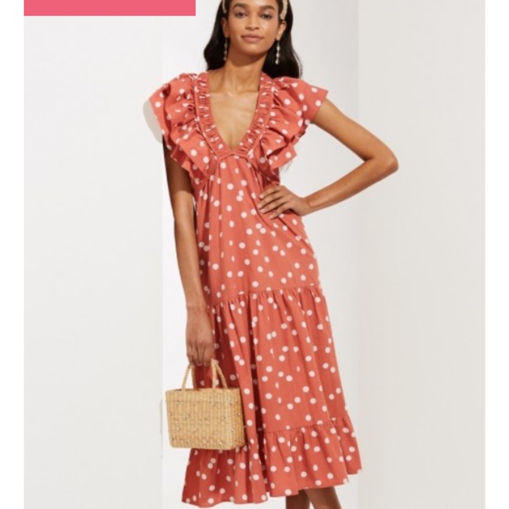Roller Rabbit Polka Dot Ondine Dress Size M